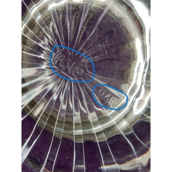 FINE Italy Glass Beer Stein with Bell Ringer‎ -Metal Discoloration (9d1) - Picture 6 of 6